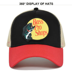 Stay & Stylish Bass Embroidered Baseball Cap for Outdoors