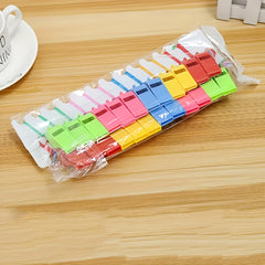 24pcs Colorful Whistles for Concert Party Referee Props