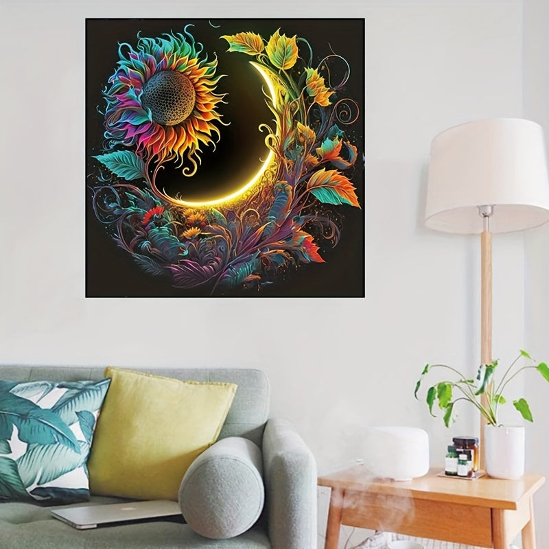Diy 5d Diamond Painting Landscape Art Full Round Diamond Embroidery Ornament