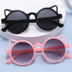 Y2K Cat Shaped Sunglasses Holiday Party Outdoor Travel Boys Girls