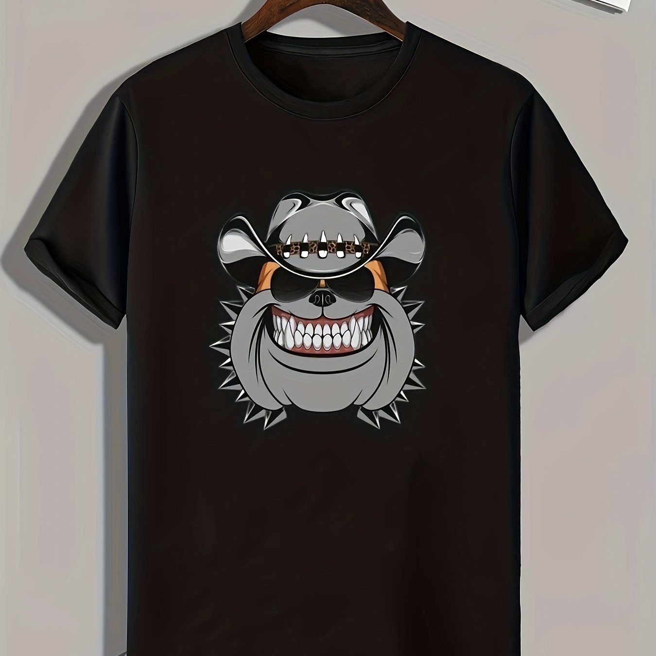 Funny Cartoon Print Men's Graphic T-shirt Casual Comfy Tees For Summer