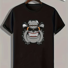 Funny Cartoon Print Men's Graphic T-shirt Casual Comfy Tees For Summer