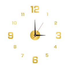 Nordic Luminous Wall Clock Mute Decorative Punch for Living Rooms