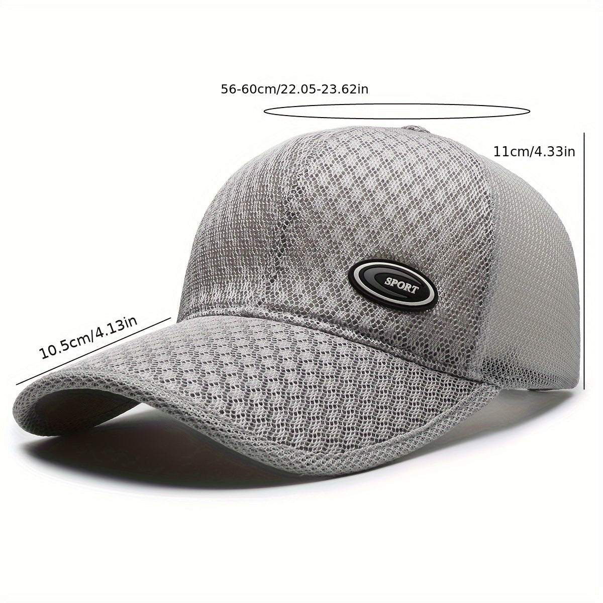 Men's Breathable Sun Hat Quick-drying Baseball Cap for Outdoor Activities