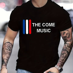 COME MUSIC Graphic T-shirt for Men