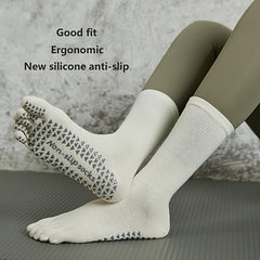 Women's Yoga Socks Five-Toe Split Non-Slip Gripper Socks