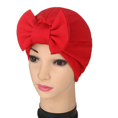 Solid Beanie Head Scarf Elastic Chemo Cap