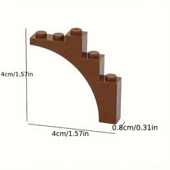Building Blocks 2339 14395 Compatible 1X5X4 Arch Branches Bridge Element
