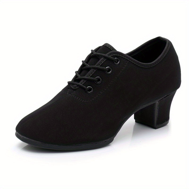 Women's Lace Up Soft Sole Latin Jazz Dance Shoes