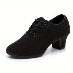 Women's Lace Up Soft Sole Latin Jazz Dance Shoes