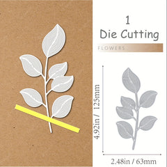 Flowers & Leaves Metal Cutting Dies for DIY Scrapbooking