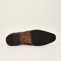 Men's Brogue Derby Shoes Wear-Resistant Non-Slip Dress Shoes