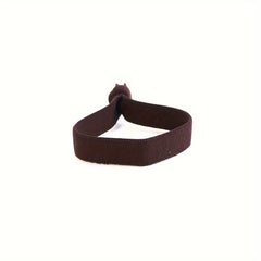 5pcs Men's Hair Ties High Elasticity Anti-slip Ponytail Holder