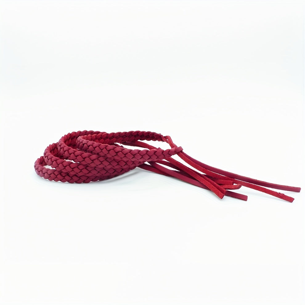 Adjustable Two Tone Braided Bracelet for Everyday Wear