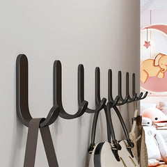 Metal Hooks Coat Bathroom Door Hooks Wall-mounted Adhesive