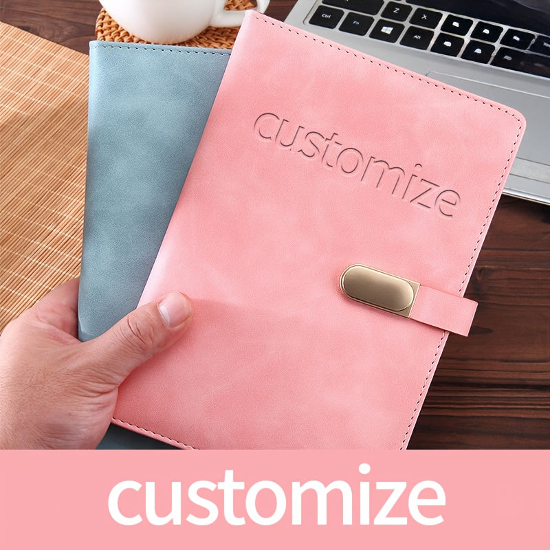 Light Faux Leather Notebook - Ideal for Students and Birthdays