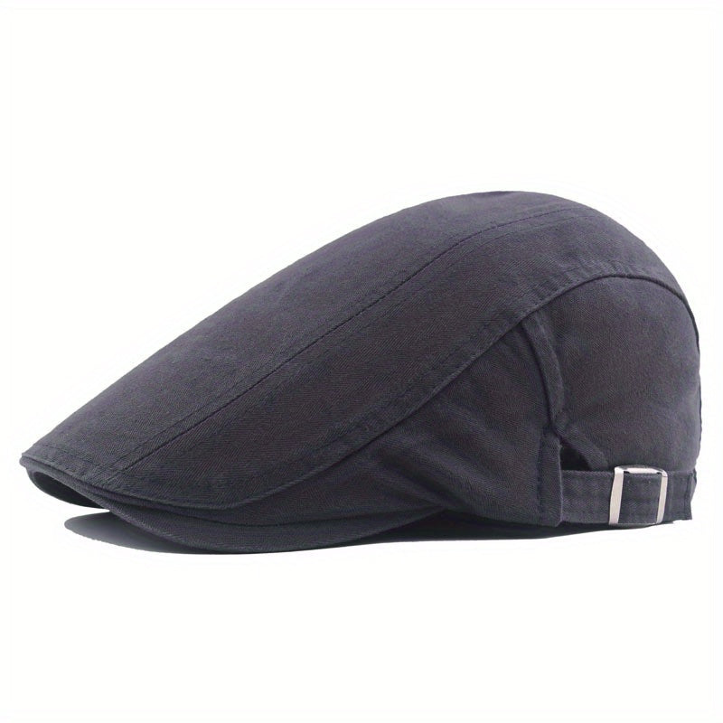 Newsboy Hat Flat Cap Adjustable Breathable Cabbie Ivy Driving Hat