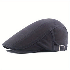 Newsboy Hat Flat Cap Adjustable Breathable Cabbie Ivy Driving Hat