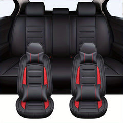 5 Seat Car Seat Cover YNOOH PU Leather Auto Cushion Protector