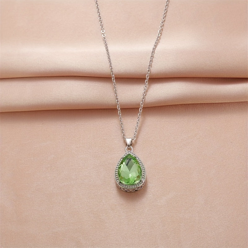 Emerald Necklace Pendant for Christmas Birthdays & More