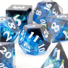 7pcs Resin Polyhedral Dice Set For RPGs & Board Games