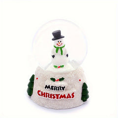 Christmas Santa Claus Crystal Ball Desktop Decoration Resin Glass Ball
