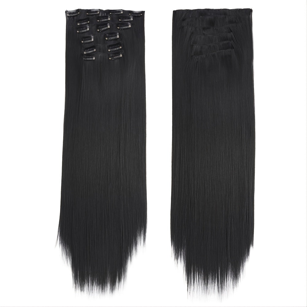 Long Clip In Hair Extensions Straight Wig Tape In Hair Extensions