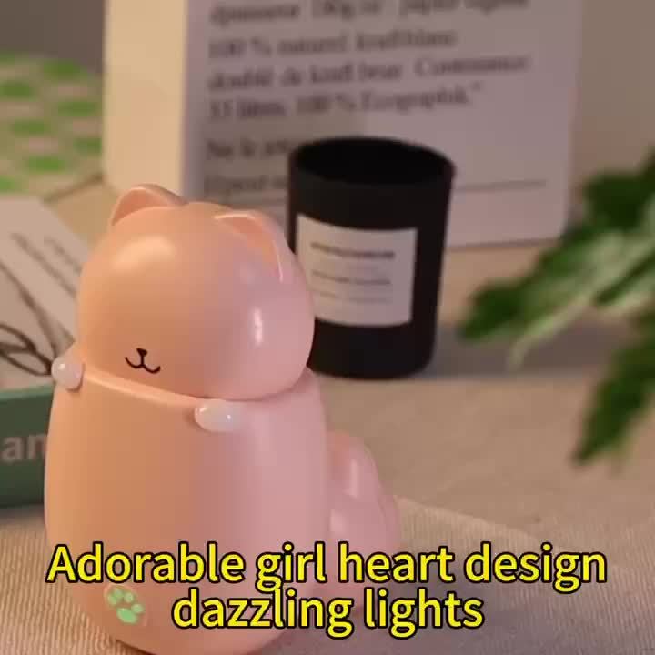 Mini Hand Warmer with Colorful Lights - 1200mAh