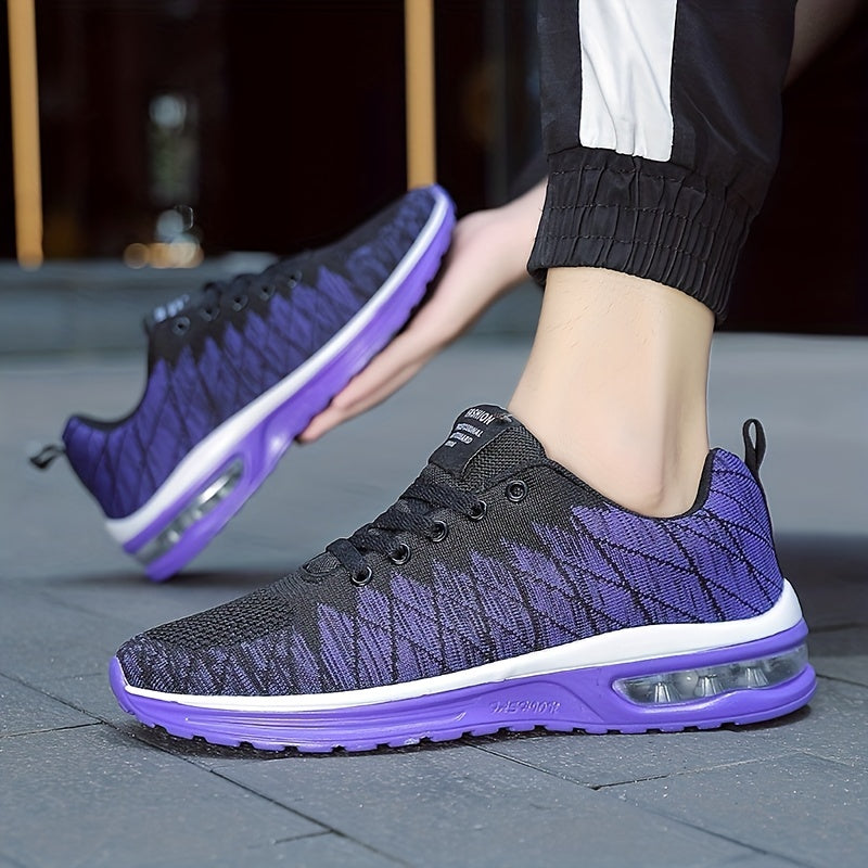 Men's Air Cushioned Breathable Sneakers - Spring/Summer