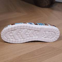 Women's Patchwork Lace Up Skateboard Shoes
