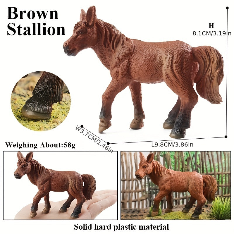 Large Farm Animals Figures Realistic Simulation Jumbo Plastic Farm Figurines