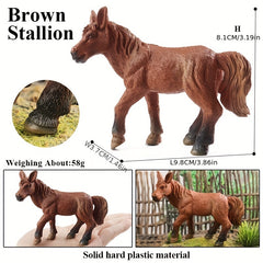 Large Farm Animals Figures Realistic Simulation Jumbo Plastic Farm Figurines