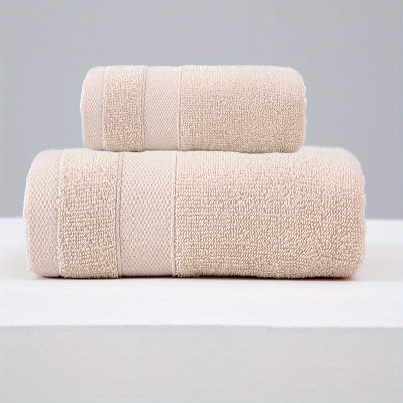 Coral Fleece Towel Set - Soft and Absorbent - 2pcs Bath Towel Set