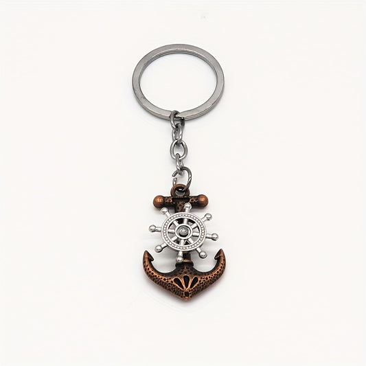 Boat Anchor Keychain Pendant Retro Bag Backpack Decoration Ornament Gift