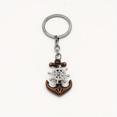 Boat Anchor Keychain Pendant Retro Bag Backpack Decoration Ornament Gift