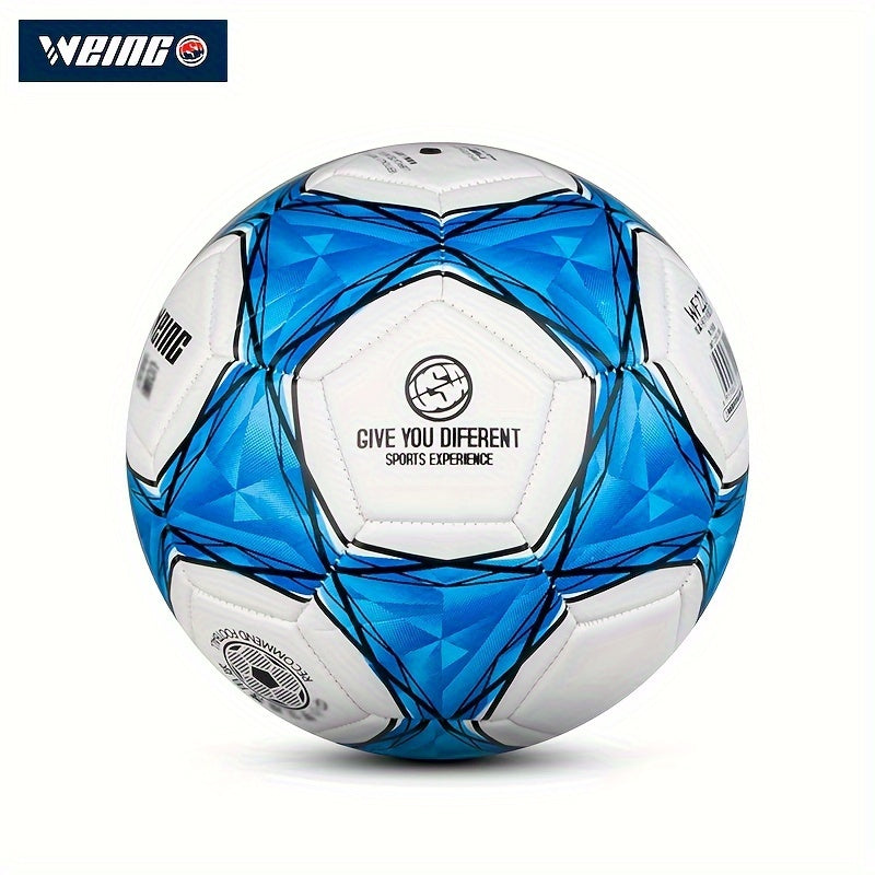1pc 5 Football PU Leather Rubber Soccer Ball Wear resistant And Explosion proof