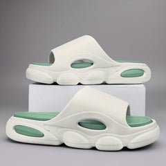 Men's Non Slip Platform Slides Comfortable Cloud Slides For Indoor Outdoor