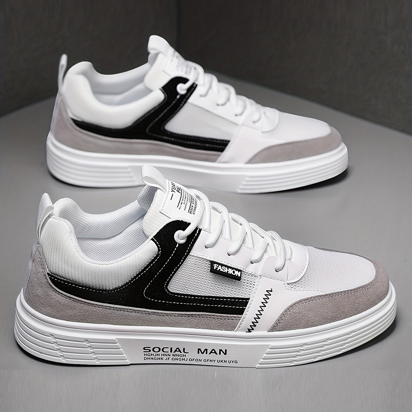 Men's Mesh Skate Shoes Non Slip Casual Shoes For Youth