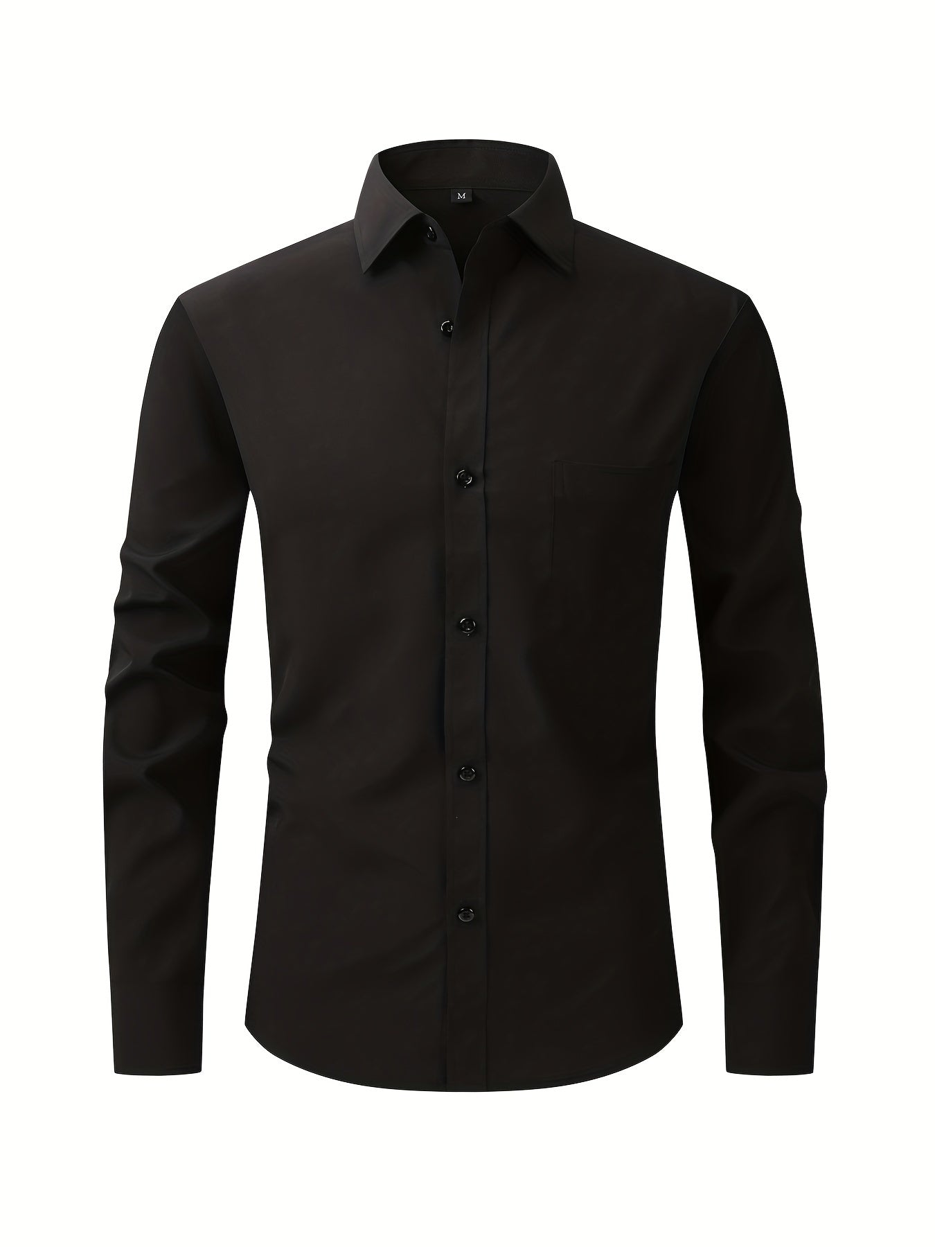 Men's Classic Button Up Shirt With Chest Pocket
