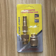 Water Spray Gun Nozzle Hose Metal Brass Car Lawn Garden High Pressure Solid