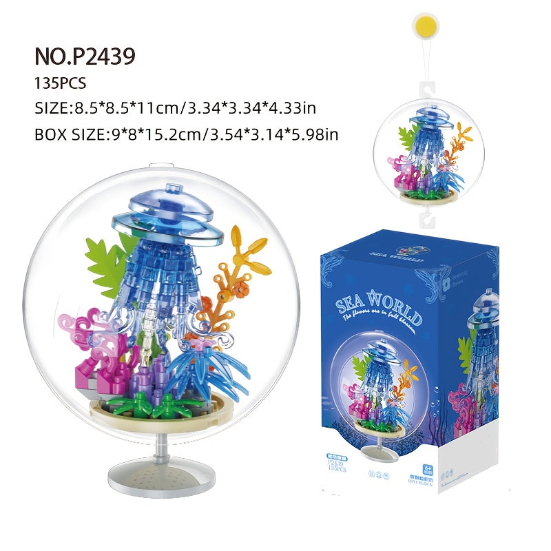 Marine Life Series DIY Building Blocks Educational Toy