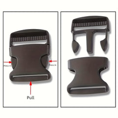 4pcs Plastic School Bag Buckle Backpack Strap Adjustment Buckle