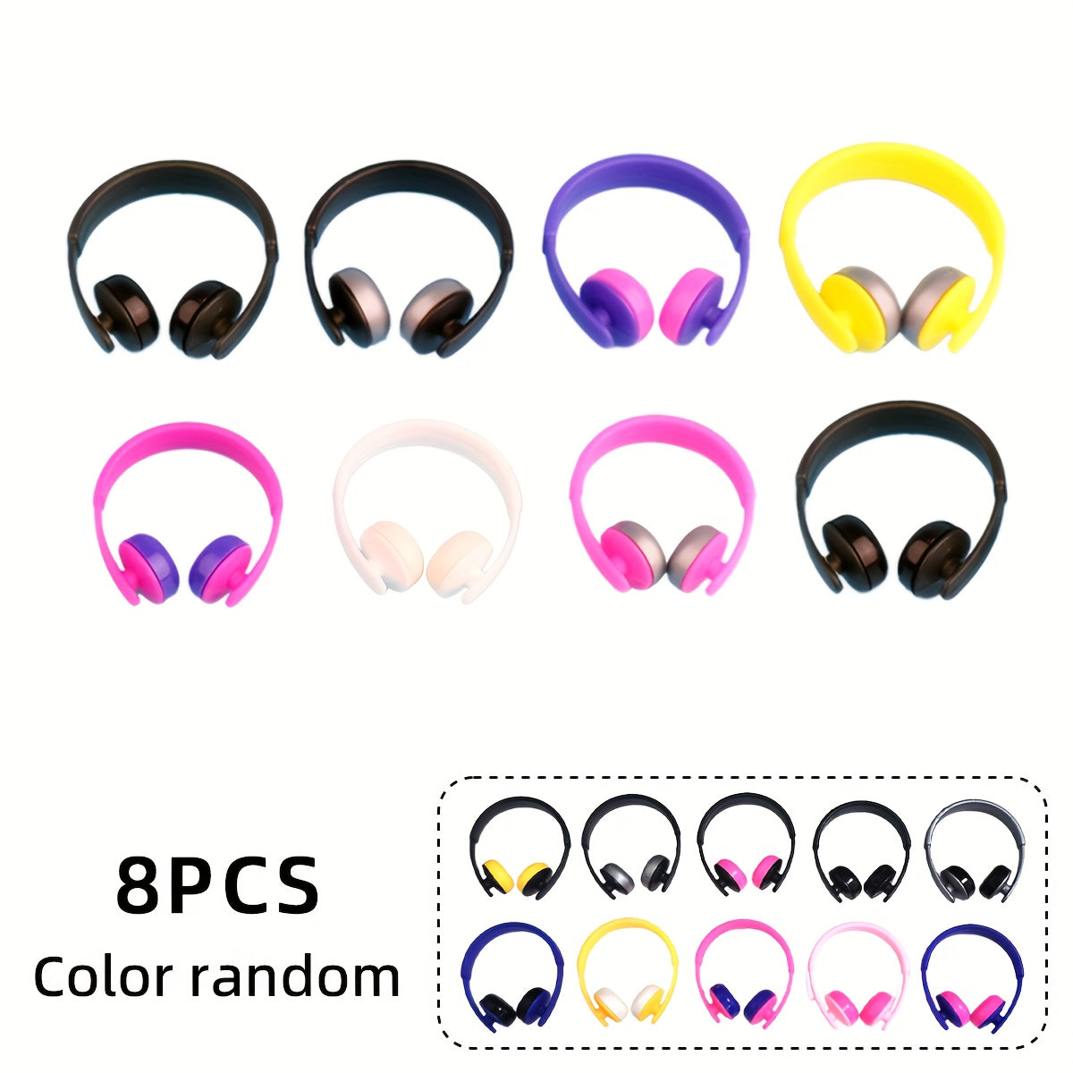 Dollhouse Wireless Earphones Colorful Headphones