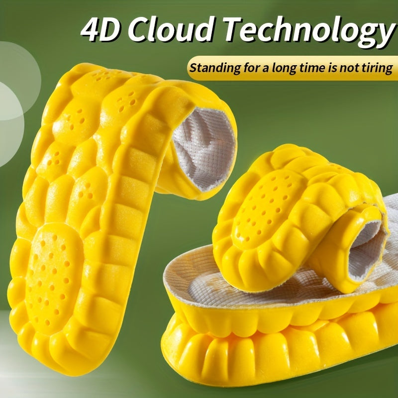 4D Massage Shoes Insoles Arch Support Unisex