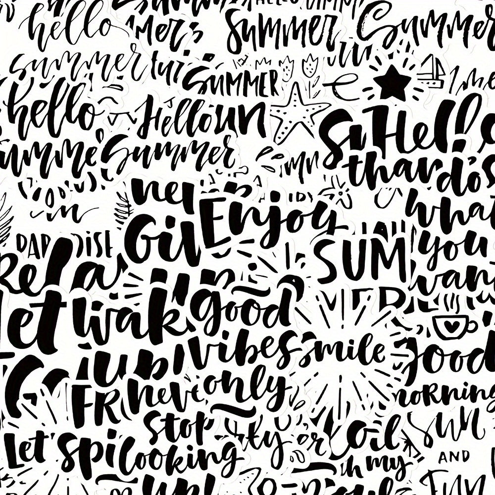42pcs Graffiti Stickers Waterproof DIY Handbook Sticker Pack