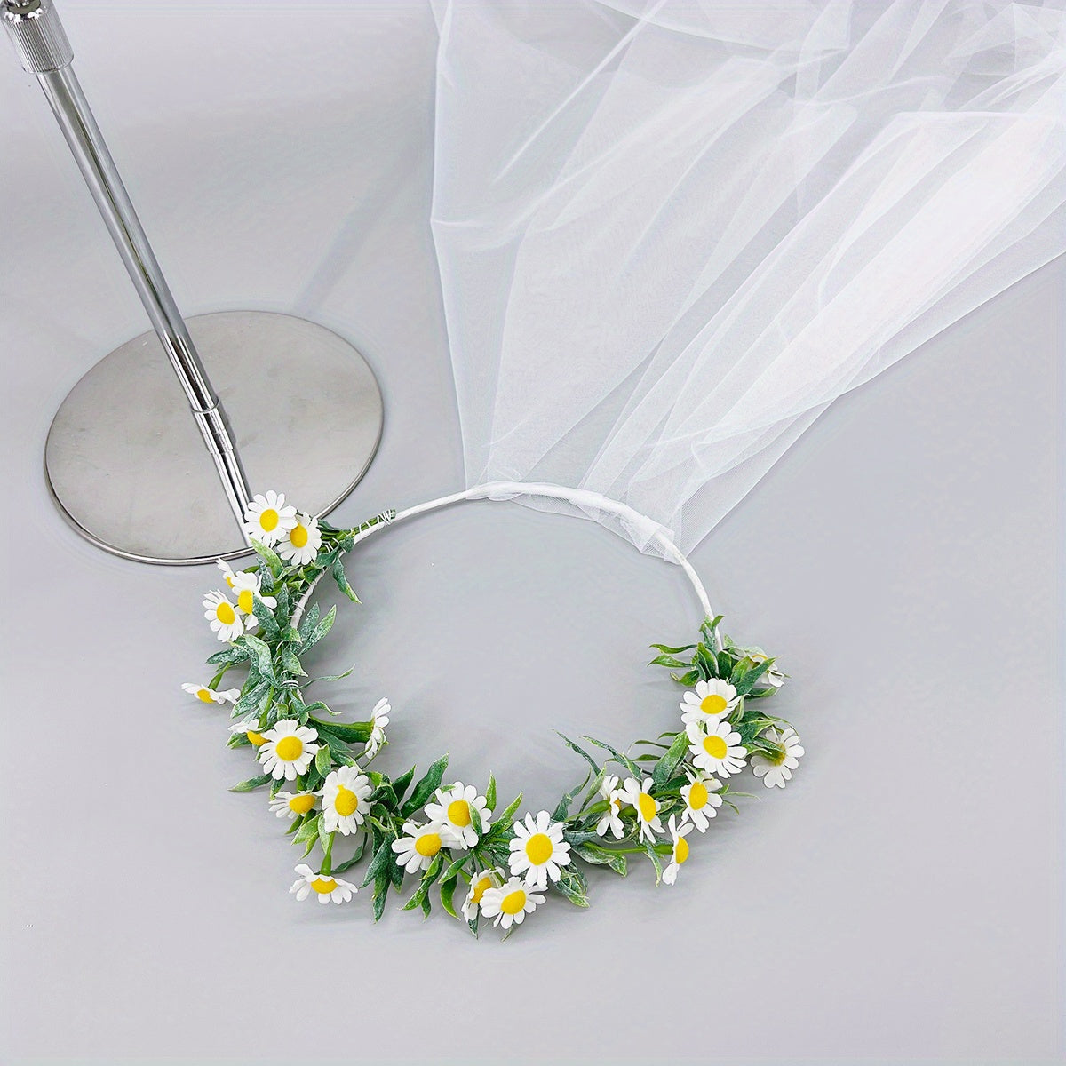Bridal Mesh Veil Headband Wedding Hair Accessory