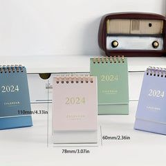 Stylish Mini Bronzing Calendar for Elegant Desk Planning