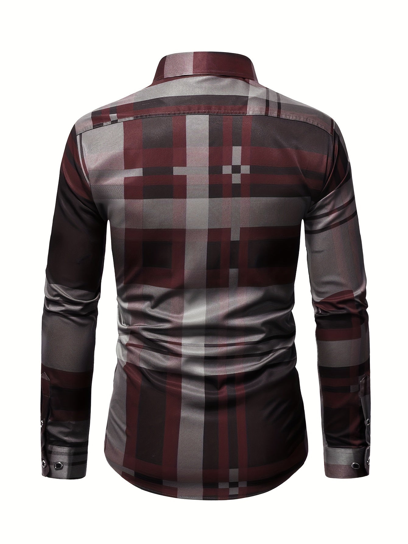 Mens Semi Formal Long Sleeve Shirt Spring/Summer