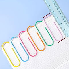 Colorful Jumbo Paper Clips 100mm - Pack of 20 - Office Supplies