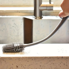 Silicone Brush Long Handle Cup Vacuum Cleaning Bottle Brush